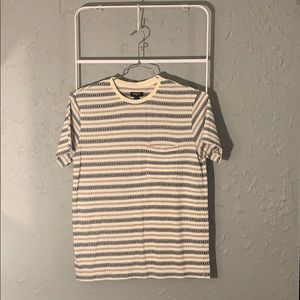 Blue, red, & tan T-Shirt